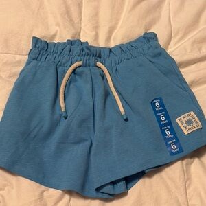 Blue Kids' Shorts with Drawstring